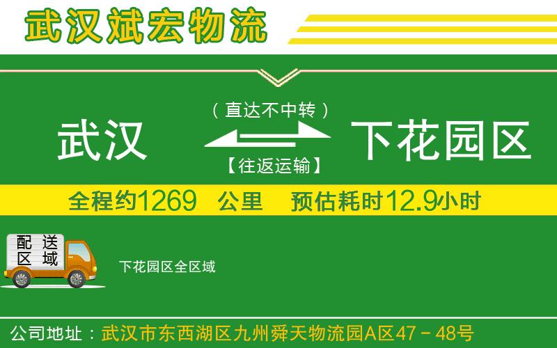 武漢到下花園區貨運公司