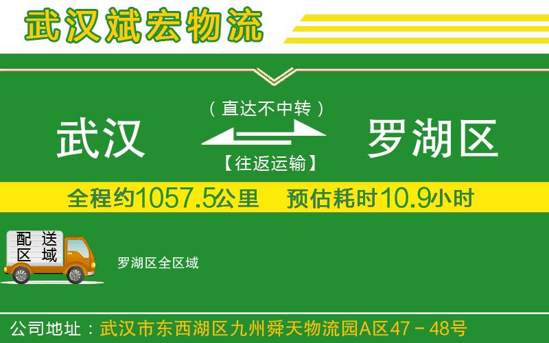 武漢到羅湖區貨運專(zhuān)線(xiàn)