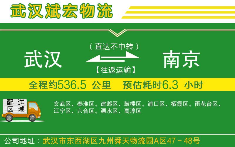 武漢到南京物流專(zhuān)線(xiàn)