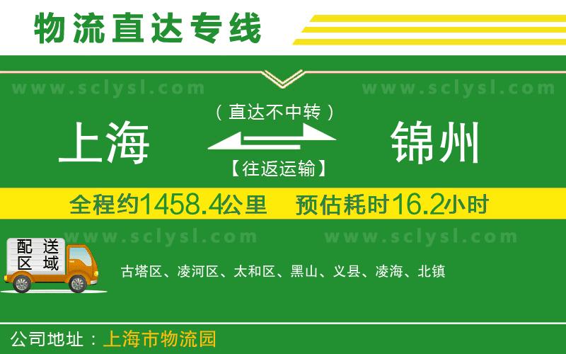 上海到錦州物流專(zhuān)線(xiàn)