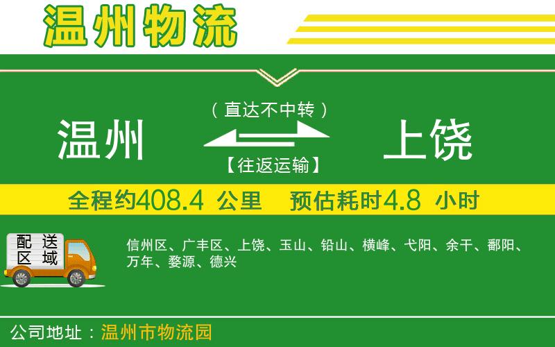 溫州到上饒貨運專(zhuān)線(xiàn)