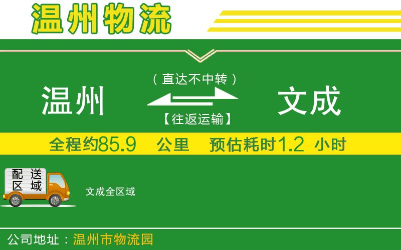 溫州到文成貨運公司
