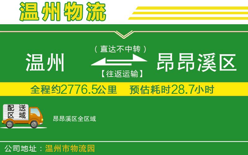 溫州到昂昂溪區物流專(zhuān)線(xiàn)