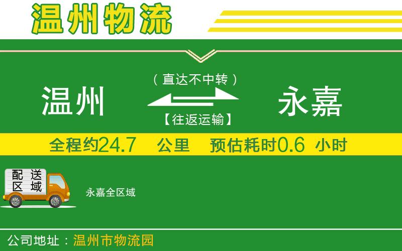 溫州到永嘉貨運專(zhuān)線(xiàn)